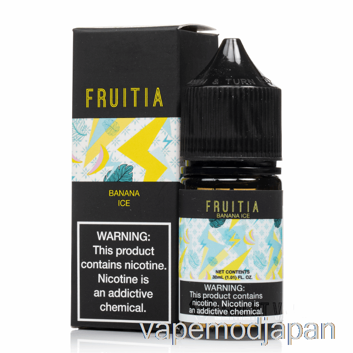 VAPE ジャパン バナナアイス - フルーティア ソルト - 30ml 35mg